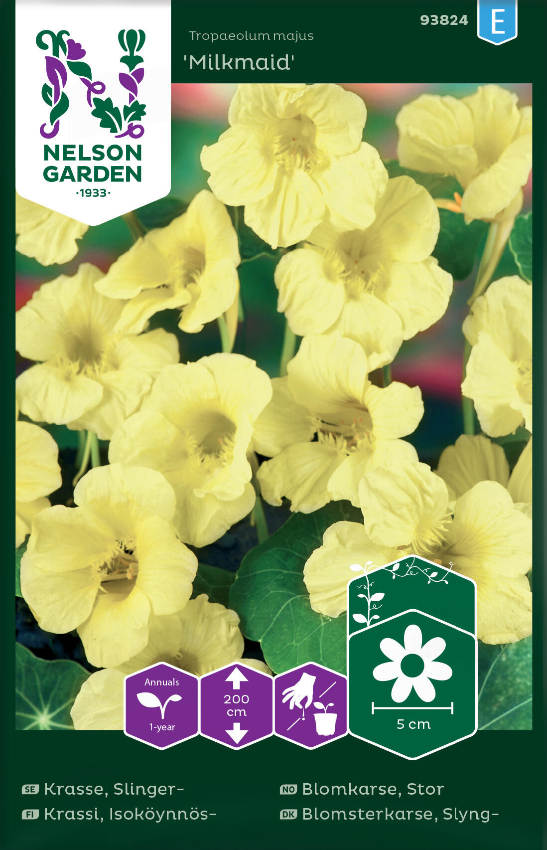 Stor krasse 'Milkmaid'